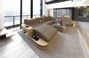 Stoff Wohnlandschaft Wave XL Materialmix - Mikrofaserstoff - Taupe-Sandbeige - Rechts Bild 3