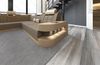 Stoff Wohnlandschaft Wave XL Materialmix - Mikrofaserstoff - Taupe-Sandbeige - Rechts Bild 5