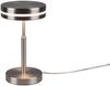 Kleine LED Tischleuchte FRANKLIN rund Silber, Höhe 25cm Bild 2
