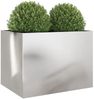 vidaXL Pflanzkübel Silbern 62x47x46 cm Edelstahl 841605 Bild 4