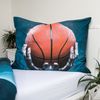 Basketball Baumwolle Bettwäsche – Bettbezug 140x200 cm & Kissenbezug 70x90 cm Bild 4