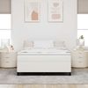 vidaXL Boxspringbett Creme 140 x 190 cm Cordstoff 42006969 Bild 3