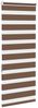 vidaXL Doppelrollo Braun 55x150 cm Stoffbreite 50,9 cm Polyester 4014330 Bild 4