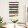vidaXL Doppelrollo Braun 55x150 cm Stoffbreite 50,9 cm Polyester 4014330 Bild 2