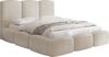 WFL GROUP Polsterbett Harmony mit Bettkasten und Lattenrost, Bettgestell, ohne Matratze (erhältlich in 5 Größen 120x200, 140x200, 160x200, 180x200, 200x200 cm), Doppelbett mit hohem Kopfteil, Boucle oder Samt Stoff, Made in EU Bild 4