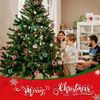 ABC 30-teiliges Dekokranz-Set, für Weihnachten, weiß, Kunststoff / Glas, 13 x 19 x 14 cm Bild 3
