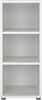 Dmora Bücherregal Minsk, Büroregal, Mobiler Buchhalter, Bücherbrett, 47x40 h113 cm, Weiß Bild 4