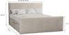 Kaiser Möbel Boxspringbett mit bettkasten und topper TRENTO stoff Plüsch Cord, mit Topper mit Bettkasten Bild 2
