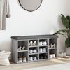 vidaXL Schuhbank Grau Sonoma 102x32x50 cm Holzwerkstoff 835115 Bild 3