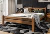 Home Collective Bettgestell Massivholzbett, Einzelbett mit Lattenrost & sicherem Lack, 210x152x72 cm, Eiche Bild 4