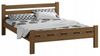 Home Collective Bettgestell Massivholzbett, Einzelbett mit Lattenrost & sicherem Lack, 210x152x72 cm, Eiche Bild 3