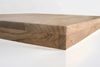 Esstisch Akazie Natur 80 x 80 cm massiv gerade Tischkanten U-Gestell schwarz RIO 136695645 Bild 4