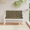 vidaXL Gartenbank-Auflagen 2 Stk. Melange Taupe 120x50x7 cm Stoff 4002605 Bild 3