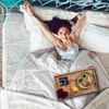 Relaxdays Klappbares Betttablett aus Bambus Bild 4