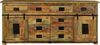 Sideboard Kommode Mango massiv vielfarbig 200 x 45 x 90 cm LIBRO 134902222 Bild 2