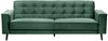 Sofa 3-Sitzer mit Bettfunktion Kaycee Samtvelours grün Bild 3