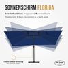 Sonnenschirm dunkelblau 3 x 4 Meter Bild 4