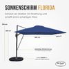 Sonnenschirm dunkelblau 3 x 4 Meter Bild 2