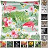 Bestlivings Kissenbezug Fotodruck Motiv in 40x40 cm, Flauschig weiche Kissen-Hülle in vielen Motiven erhältlich ( Design: Flamingos ) Bild 5