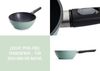 WOLL MADE IN GERMANY Wok Ecolour Ø 24 cm inkl. Deckel, Aluminiumguss (Set, 2-tlg), abnehmbarer Stiel Bild 2
