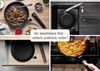 WOLL MADE IN GERMANY Wok Ecolour Ø 24 cm inkl. Deckel, Aluminiumguss (Set, 2-tlg), abnehmbarer Stiel Bild 3