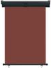 vidaXL Balkon-Seitenmarkise 125x250 cm Braun 48423 Bild 2