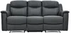 Vente-unique - EVASION Sofa and armchair set Leder Grau - B 96 cm x H 100 cm x L 205 cm95 cm Bild 5