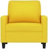 vidaXL Sessel Hellgelb 60 cm Stoff 359152 Bild 3