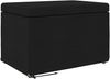 vidaXL Hocker Schwarz 61 x 41 x 40 cm Stoff und Pressholz 876760 Bild 2