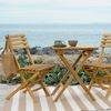 House Nordic Café-Set, 2 Stühle und 1 Tisch, Teakholz, natur Bild 4