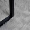 vidaXL Teppich aus Kunstschaffell TAFALLA Grau 80 x 200 cm Polyester 42021523 Bild 5
