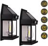 Light&More LED Solarwandleuchte 2er Set 2800-3200K schwarz Bild 2
