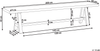 Gartenbank TONNARE 200 cm Beton Grau Bild 2