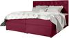 99rooms Tiziano Boxspringbett 160x200 cm Velours MONOLITH Bordeaux Bild 2