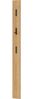 Garderobenleiste >UTAH< 3 Haken, Navarra-Eiche-Dekor - 15x170x3cm (BxHxT) Bild 4