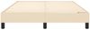 vidaXL Boxspringbett, Stoff, Creme, 140x190 cm Bild 5