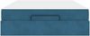 vidaXL Bettgestell mit Matratze 2 pcs Blau Samt 3399568 Bild 5