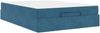 vidaXL Bettgestell mit Matratze 2 pcs Blau Samt 3399568 Bild 2