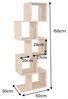 riess-ambiente Standregal MAKASSAR 150cm beige cream finish - Massivholz, 5 offene Würfelfächer, Einzelartikel 1-tlg, Möbelstück mit Cube-Design - ideal für Wohnzimmer, Schlafzimmer & Flur Bild 3