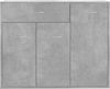 vidaXL Sideboard Betongrau 88x30x70 cm Holzwerkstoff 800679 Bild 5