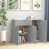 vidaXL Sideboard Betongrau 88x30x70 cm Holzwerkstoff 800679 Bild 3