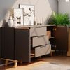 Kommode Nautica Anthrazit 138 x 82 cm Vicco Bild 5