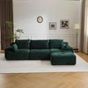 Leawin Sofa Sofa 3-2-1 Sitzer mit Schlaffunktion – Wohnzimmersofa modern & bequem, Bequemes Sofa mit Bettfunktion – modern, kompakt und flexibel nutzbar Bild 5