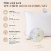 Betten Hofmann Basic Allergiker Kinderkissen Faserkissen 40x80 cm, 250 g soft Bild 4