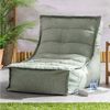 Icon Dolce Sitzsack-Liege für Erwachsene, Salbeigrün, Indoor Outdoor Sitzsack mit Füllung, Bean Bag, Wasserabweisender Stoff, Bequemer Sessel für Wohnzimmer, Lounge, Schlafzimmer, Garten Bild 2