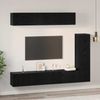 vidaXL TV-Schrankset 6 pcs Schwarz Eichen-Optik Holzwerkstoff 3393265 Bild 4
