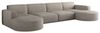 Kaiser Möbel Ecksofa Designer MODENA U XL stoff Dicker cord Poso, Viele Farben, praktisch und komfortabel Bild 4