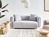 Sofa 2-Sitzer LILLEROD Stoff Grau Bild 3