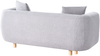 Sofa 2-Sitzer LILLEROD Stoff Grau Bild 5