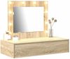 vidaXL Schminktisch mit Schubladen Braun 83 x 40 x 70 cm Holzwerkstoff 865228 Bild 3